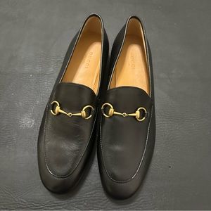 GUCCI JORDAAN LEATHER LOAFER women’s